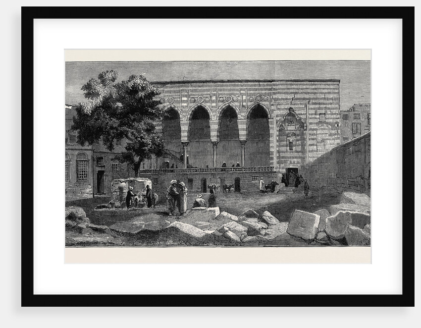The British Occupation of Cairo: The Mahkemeh, Court of the Cadi, Egypt by Anonymous