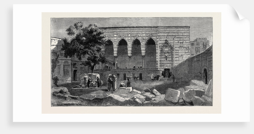The British Occupation of Cairo: The Mahkemeh, Court of the Cadi, Egypt by Anonymous