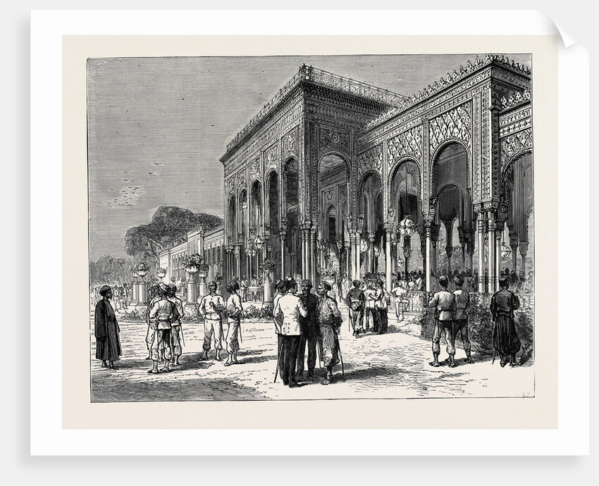 The British Occupation of Cairo: The Palace of Gezeereh, the Outside Pavilion by Anonymous
