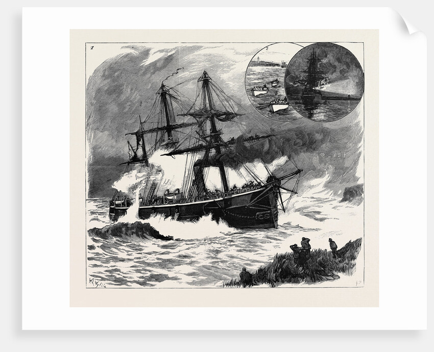 The Wreck of H.M.S. Phoenix Off Prince Edward's Island, September 12, 1882 by Anonymous