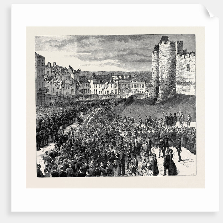 The Reception of the Second Life Guards at Windsor, the Mayor Presenting an Address to Colonel Ewart on Castle Hill by Anonymous
