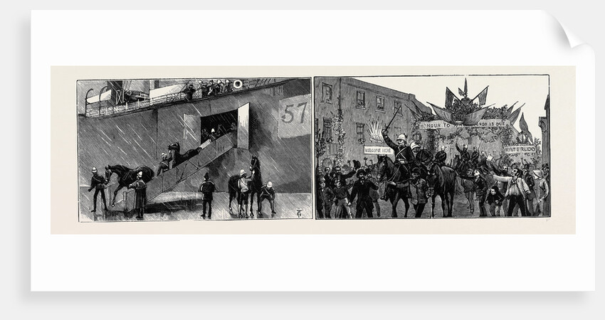 The Return of the Guards, Dry (?) Land at Last by Anonymous