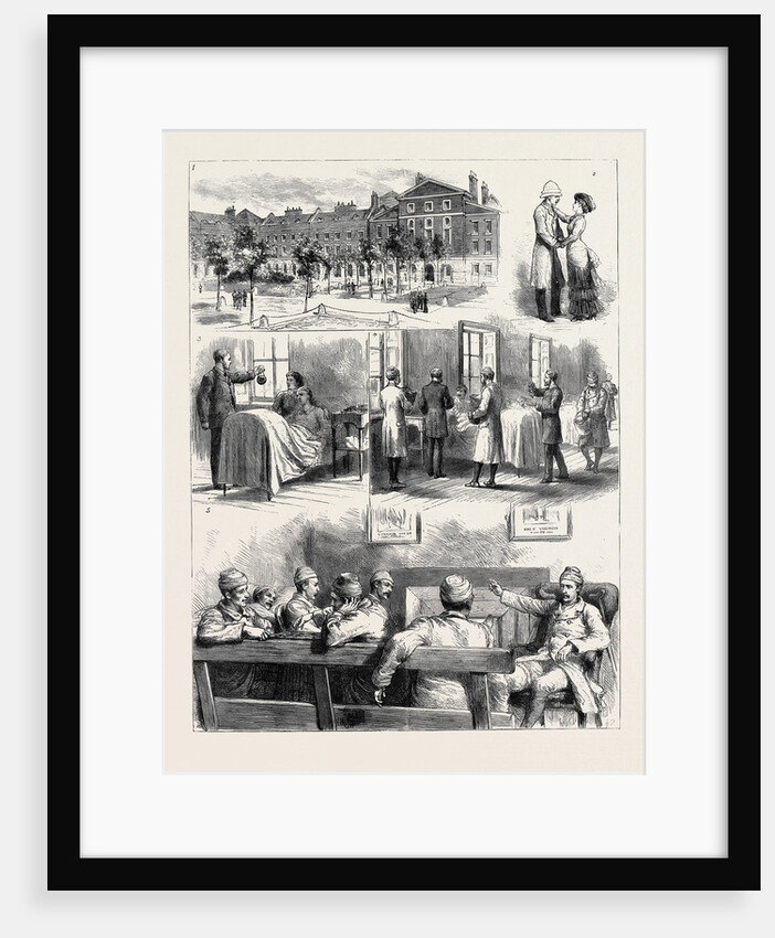 The Return of the Troops from Egypt, the Wounded in Haslar Hospital by Anonymous