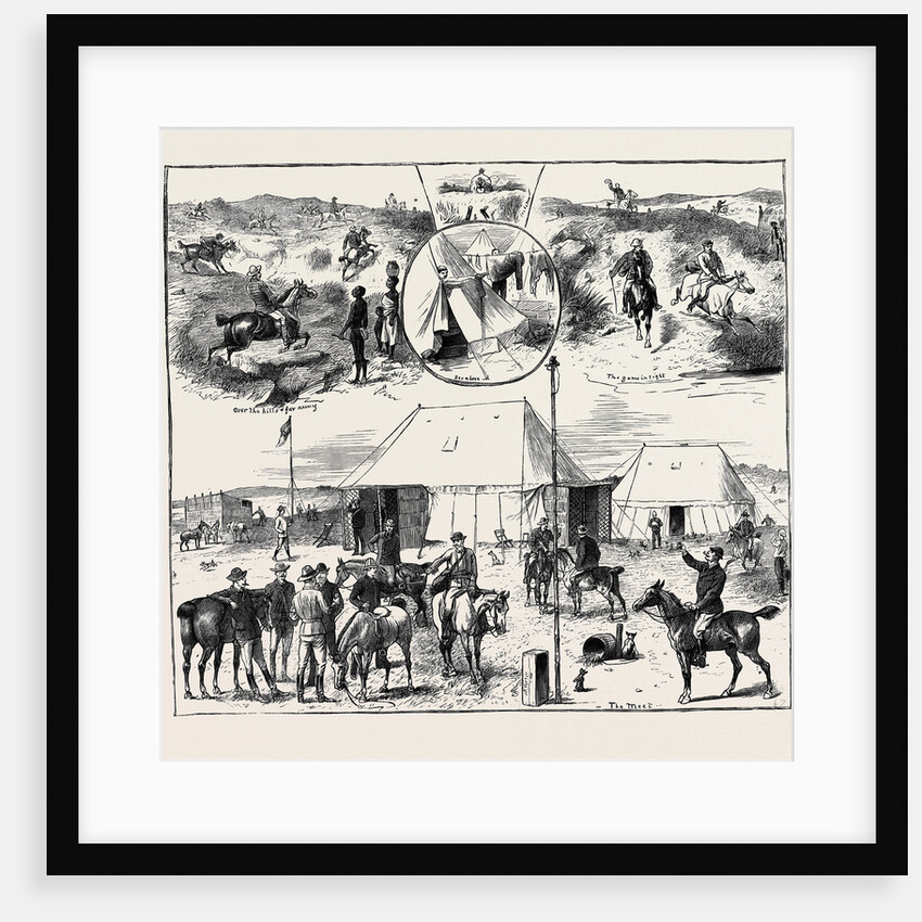 A Military Paper Chase, Natal, South Africa by Anonymous