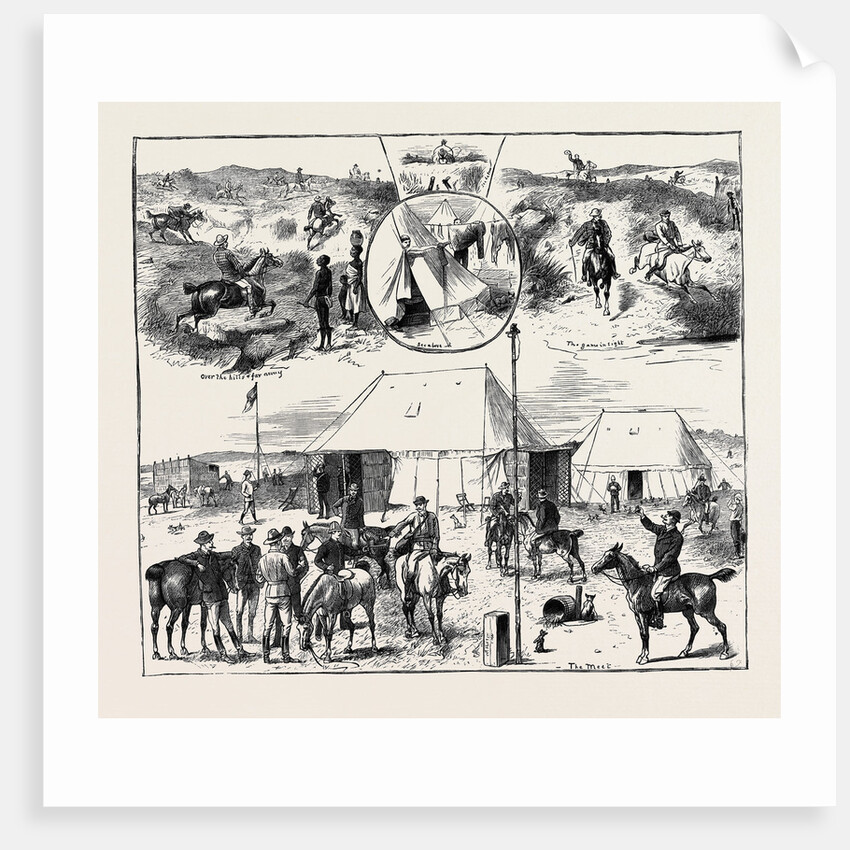 A Military Paper Chase, Natal, South Africa by Anonymous