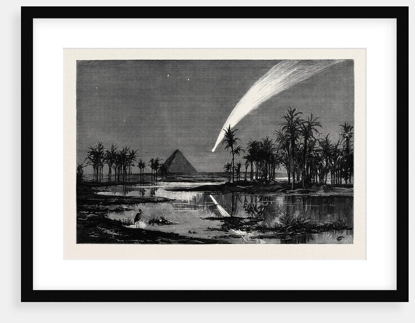 The Comet As Seen from the Pyramids, Egypt by Anonymous