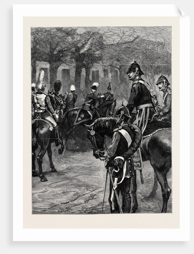 The Royal Review of the Troops from Egypt, a Sketch in the Mall: the Queen is Coming! by Anonymous