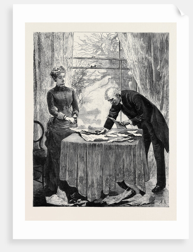 Kit, a Memory; Mr. Penryn Pieced Together the Fragments of the Newspaper, and Arranged Them on the Table. by Anonymous