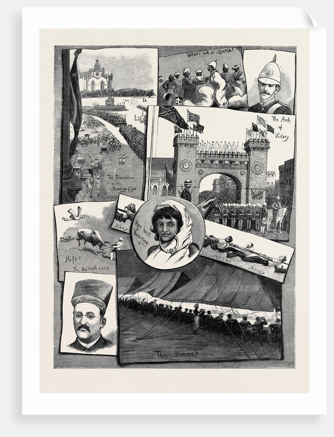 The Recent Campaign in Egypt: Festivities at Bombay in Honour of the Return of the Indian Contingent by Anonymous