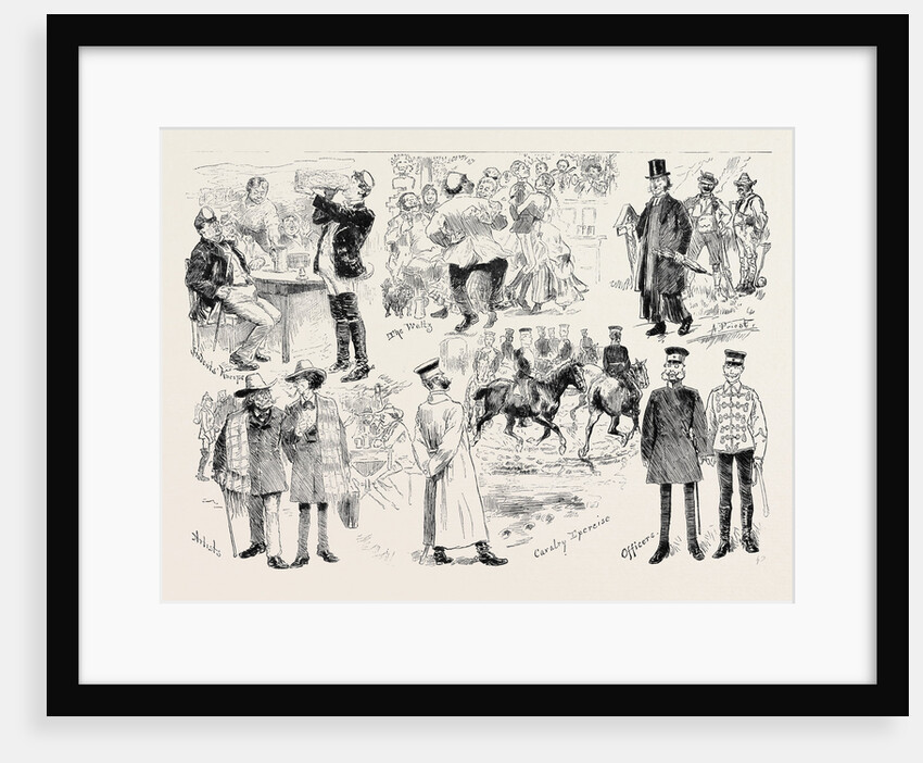 An Artist's Character Sketches in Berlin by Anonymous