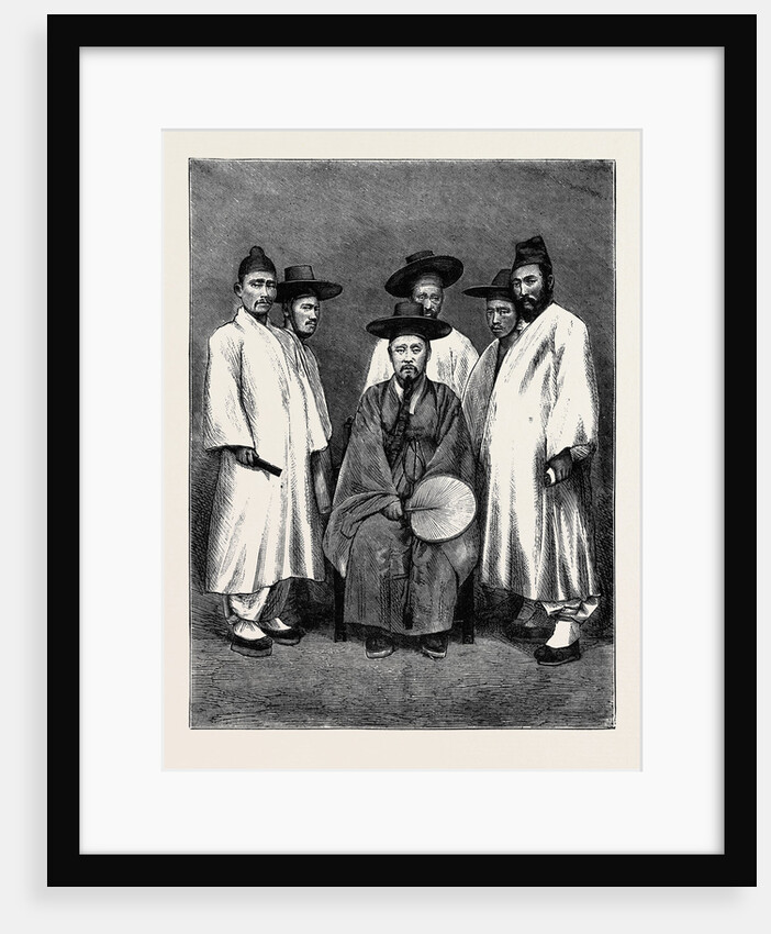 The Korean Embassy to China: The Envoy and His Suite by Anonymous