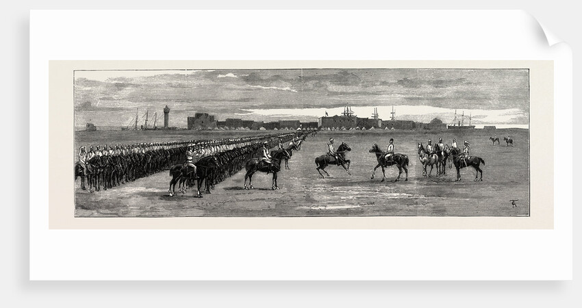 The Rebellion in the Soudan Review of Troops by Baker Pasha at Suakim on Christmas-Day 1883 by Anonymous