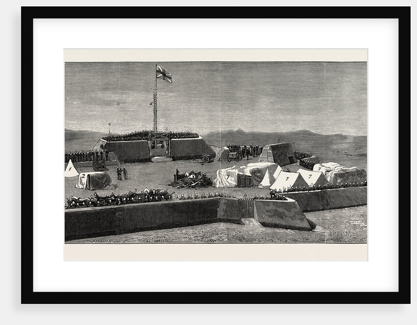 Fort Curtis a New Fort Just Built on the Ekowe Flats Zululand by Anonymous