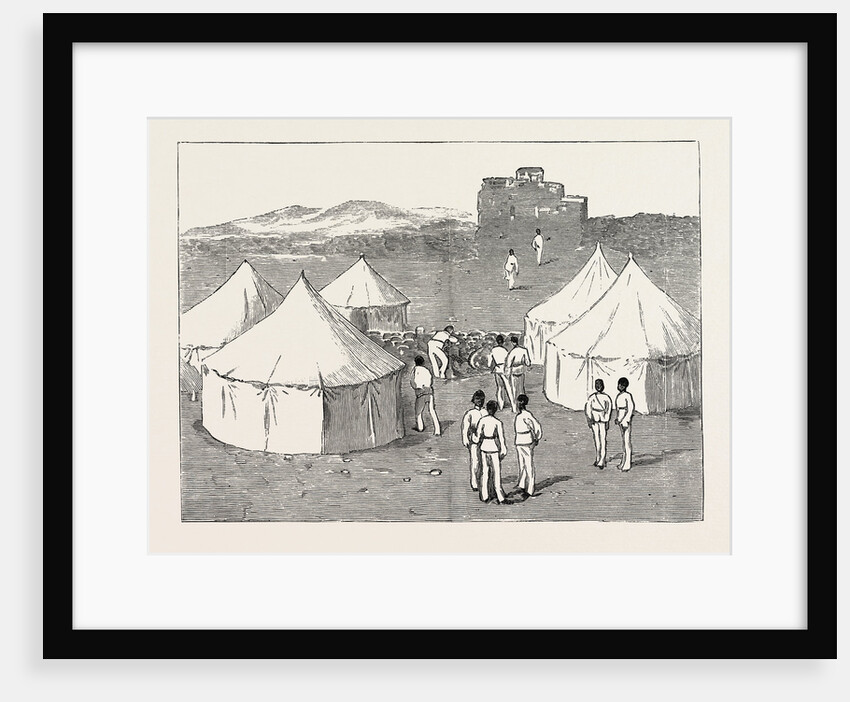 The Rebellion in the Soudan: A Sad Sight the Last Encampment Occupied by Seven Hundred Soudanese Before They Were Annihilated by Anonymous
