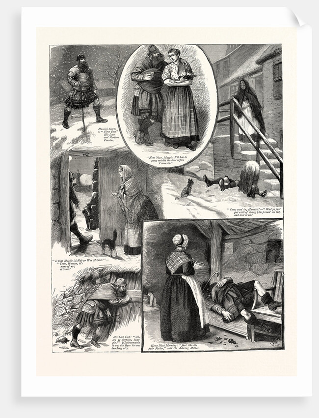 The First Foot a Scotch New-Year Custom by Anonymous