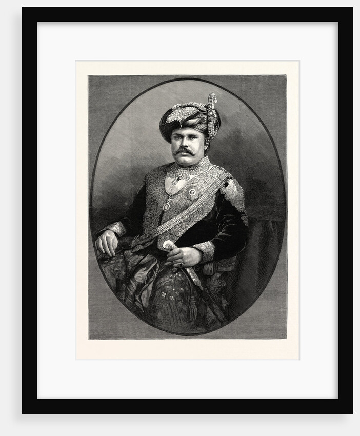 His Highness the Maharajah Rawul Shree Takhtsingjee K.C.S.I. Thakore Sahib of Bhownugger by Anonymous