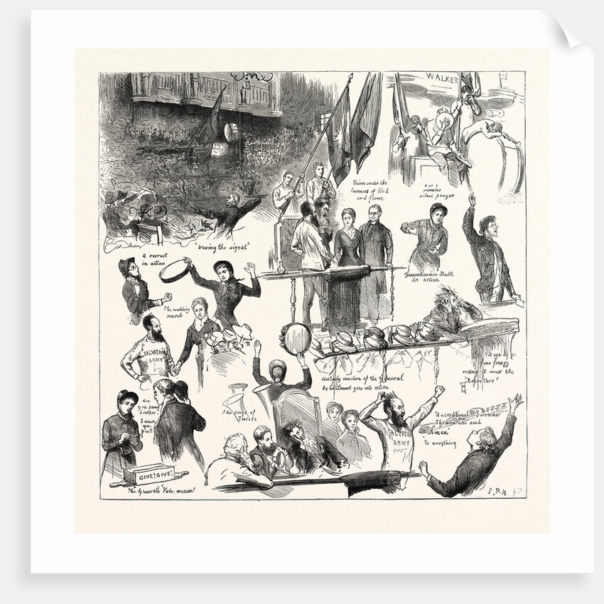 The Wedding of Commissioner Railton of the Salvation Army at Exeter Hall by Anonymous