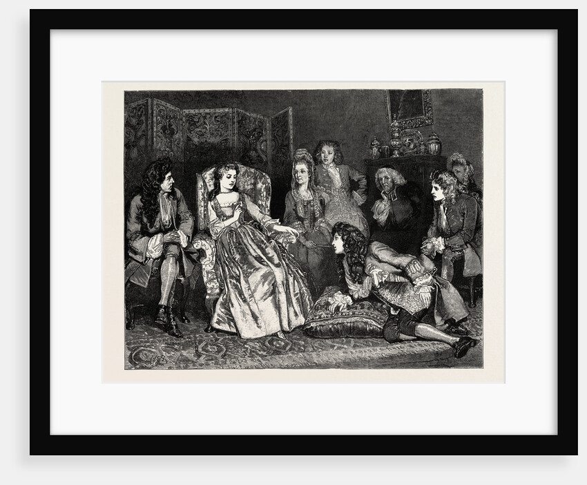 Dorothy Forster: He Then Spread a Cushion on the Carpet and Sat or Lay Upon It at My Feet. by Anonymous