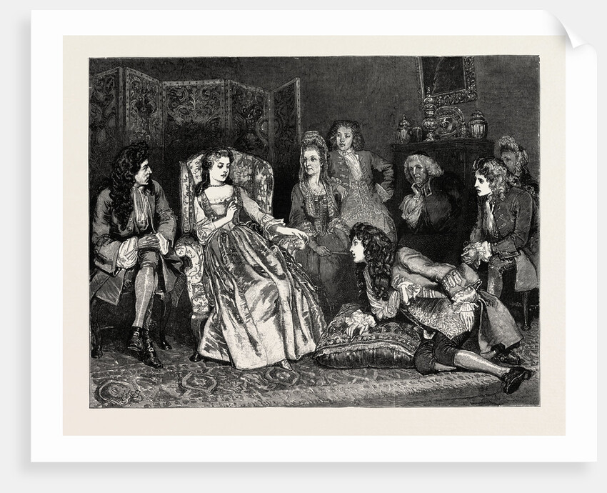 Dorothy Forster: He Then Spread a Cushion on the Carpet and Sat or Lay Upon It at My Feet. by Anonymous