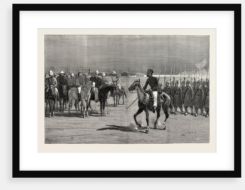 The Rebellion in the Soudan: Review of Egyptian Troops at Suakim by Admiral Sir W. Hewett by Anonymous