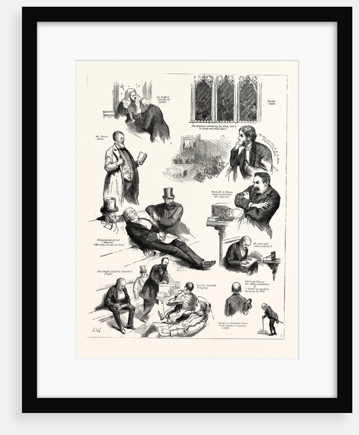 Character Sketches in the House of Commons During the Debate on the Vote of Censure London by Anonymous