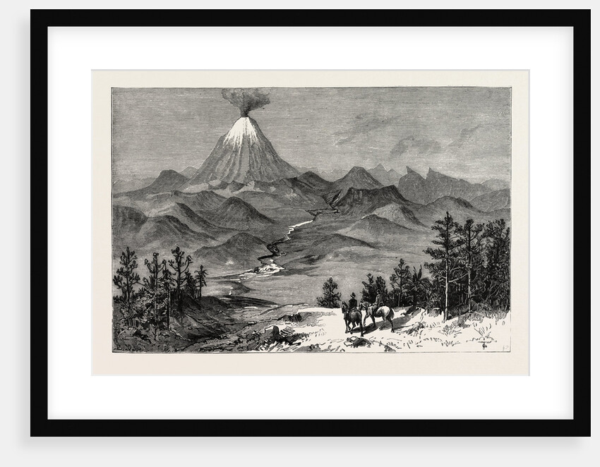 Exploration in the King Country North Island New Zealand: The Start for the Ascent of Mount Tongariro by Anonymous