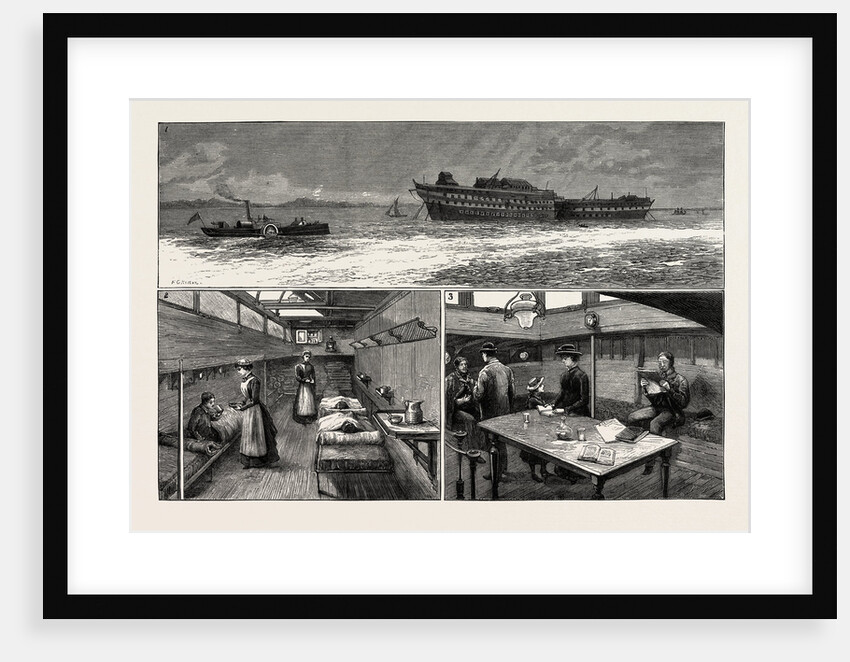 The Smallpox Epidemic and the Metropolitan Asylums Board: The Red Cross New Ambulance Steamer by Anonymous