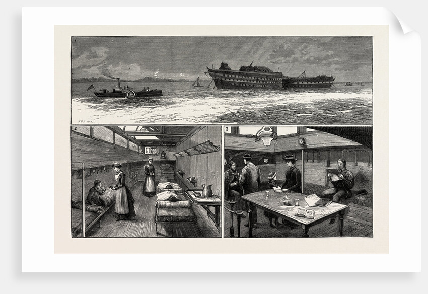 The Smallpox Epidemic and the Metropolitan Asylums Board: The Red Cross New Ambulance Steamer by Anonymous