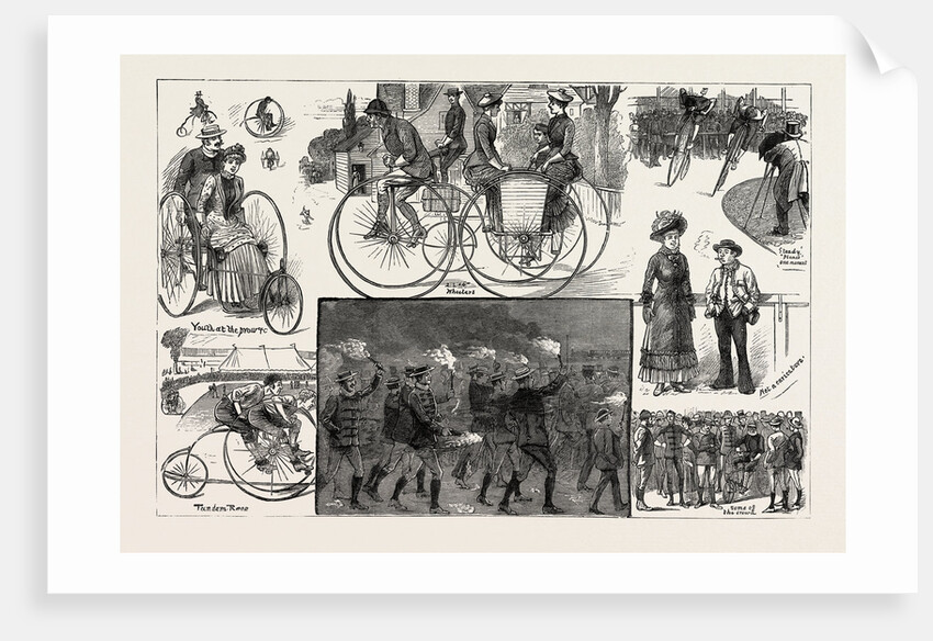 Notes at the Cyclists' Camp Alexandra Park London UK by Anonymous