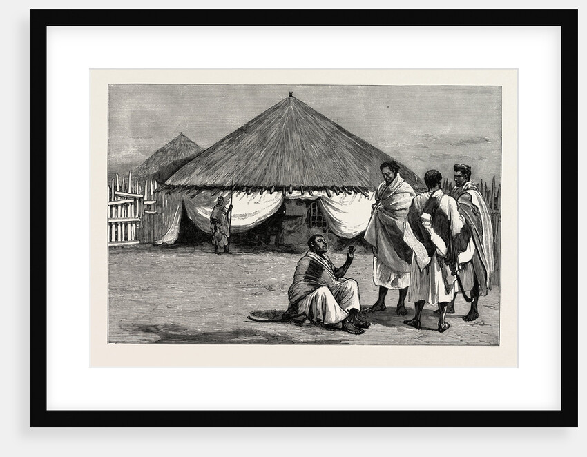 With Admiral Sir W. Hewett's Embassy to King John of Abyssinia: Ras Allula's House Adi Teeklar by Anonymous