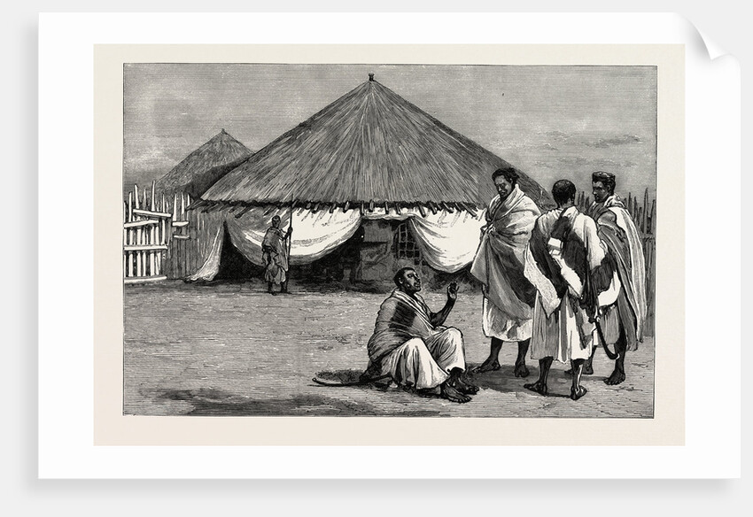 With Admiral Sir W. Hewett's Embassy to King John of Abyssinia: Ras Allula's House Adi Teeklar by Anonymous