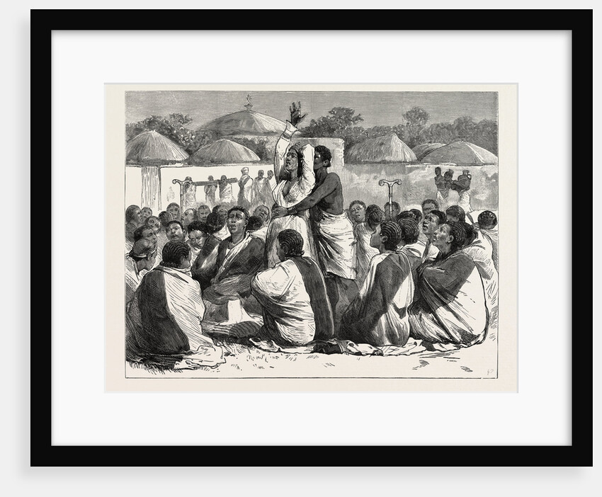 With Admiral Sir W. Hewett's Embassy to King John of Abyssinia: An Abyssinian Funeral a Mother Bewailing Her Infant by Anonymous