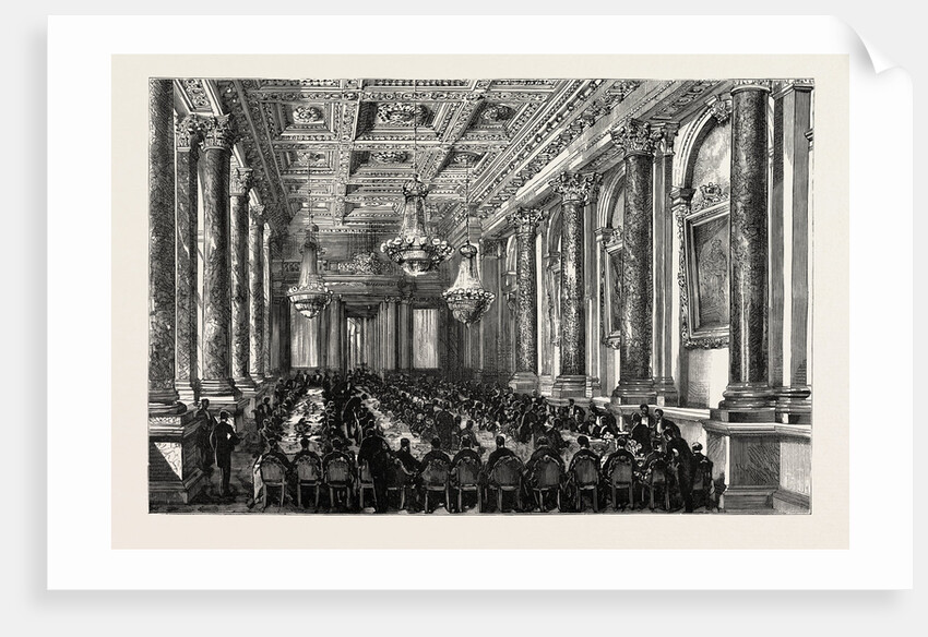 Interior of Goldsmiths' Hall London UK by Anonymous