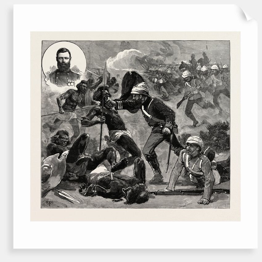 Captain Arthur Knyvet Wilson V.C. R.N. At the Battle of Teb by Anonymous