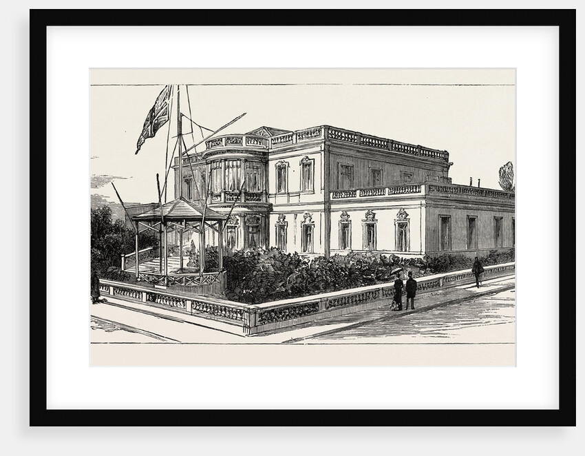 The Late Duke of Albany: Views at Cannes: The Cercle Nautique Where the Duke Met with the Accident the Day Before His Death by Anonymous