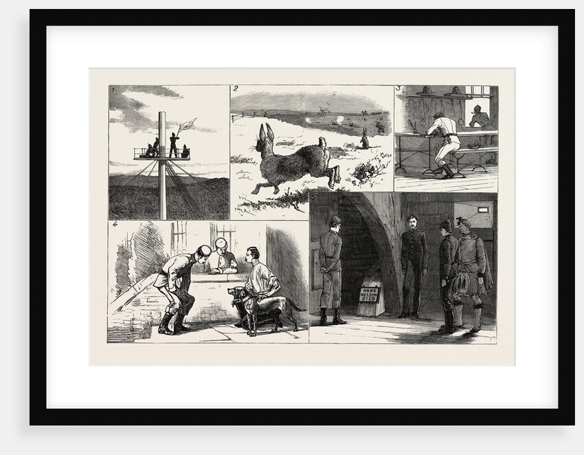 The Easter Volunteer Manoeuvres at Portsmouth UK by Anonymous