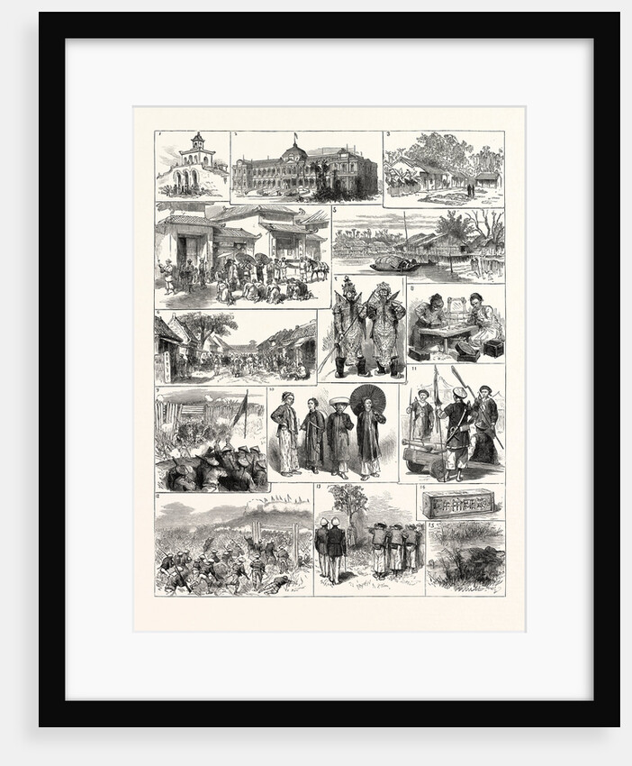 The French in Tonkin (Vietnam) by Anonymous