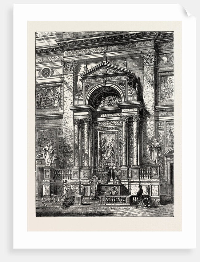 The New Oratory Church at Brompton: The Altar of St. Philip Neri by Anonymous