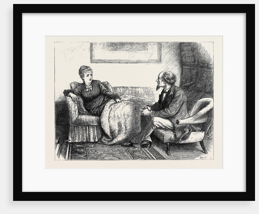 Black Spirits and White: My Lady in Her Energy Had Sat Upright on the Sofa, Her Cheeks Were Burning Red, and Her Eyes Glittered by Anonymous