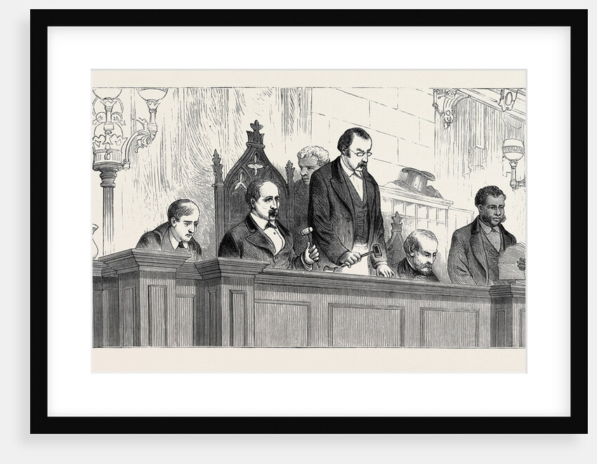 The Dual Government in South Carolina: The Two Rival Speakers Presiding Over the House of Representatives, Columbia by Anonymous