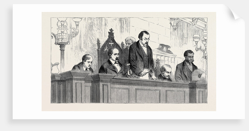 The Dual Government in South Carolina: The Two Rival Speakers Presiding Over the House of Representatives, Columbia by Anonymous