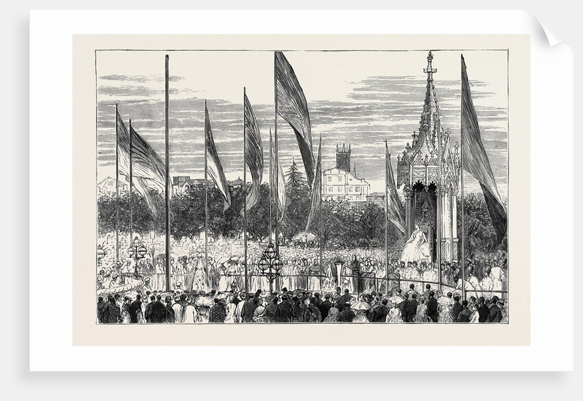 Proclaiming the Queen Empress of India: Proclaiming the Imperial Title at Bombay by Anonymous