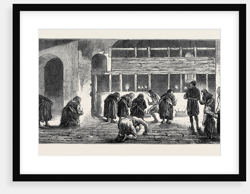 The War in the East: Mass for the Victims of the Bulgarian Massacres in the Church of Batak by Anonymous