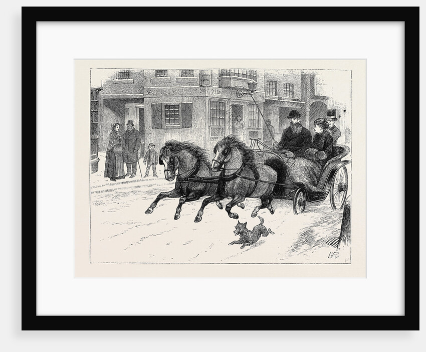 Black Spirits and White: Major Maude and Rosamond in the Phaeton by Anonymous