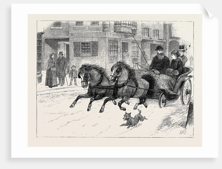 Black Spirits and White: Major Maude and Rosamond in the Phaeton by Anonymous