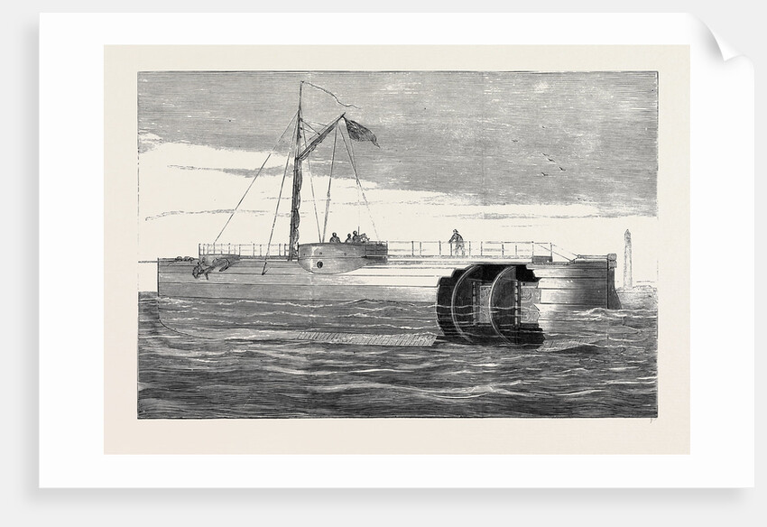 Cleopatra's Needle: Proposed Scheme for Transporting the Monument to England: Exterior of the Cylinder Containing the Needle by Anonymous