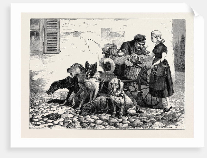 Chains and Slavery, Antwerp from the Picture by J.C. Dollman by Anonymous