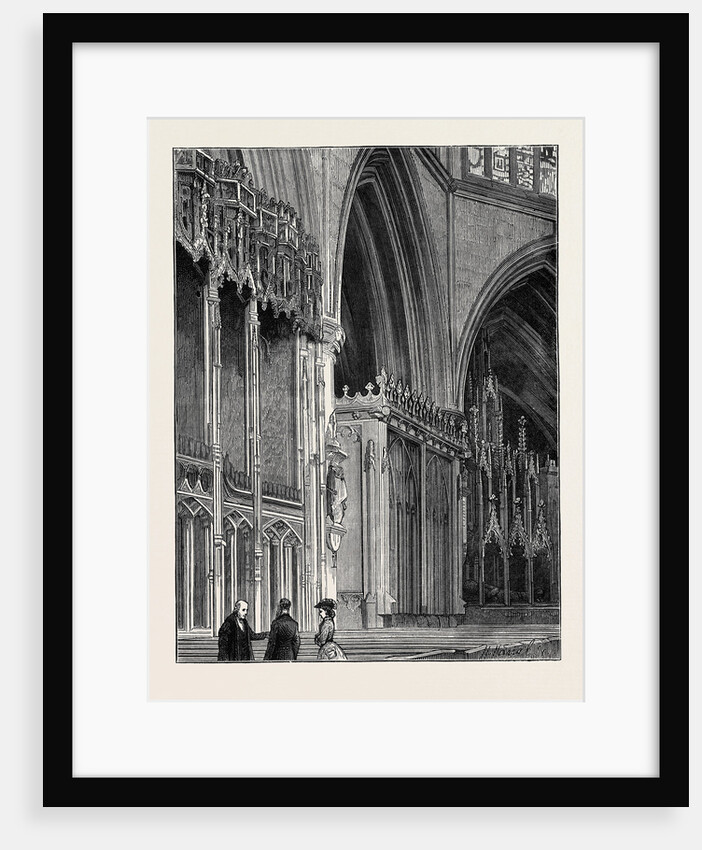 The Restoration of Tewkesbury Abbey: The Countess of Warwick's Chapel by Anonymous