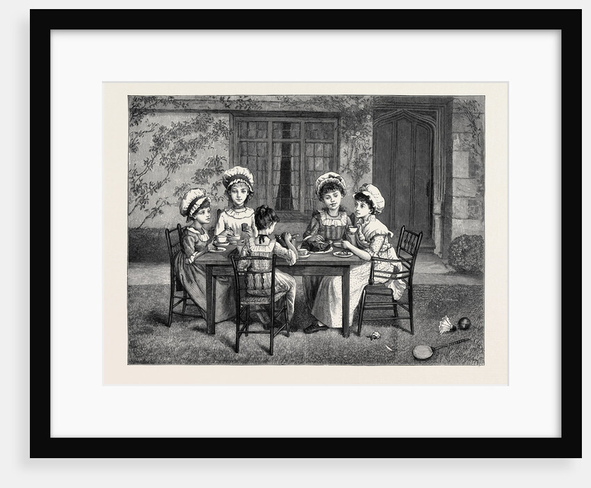 Birthday Tea from the Picture by Miss Kate Greenaway by Anonymous