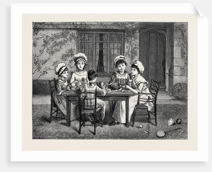 Birthday Tea from the Picture by Miss Kate Greenaway by Anonymous